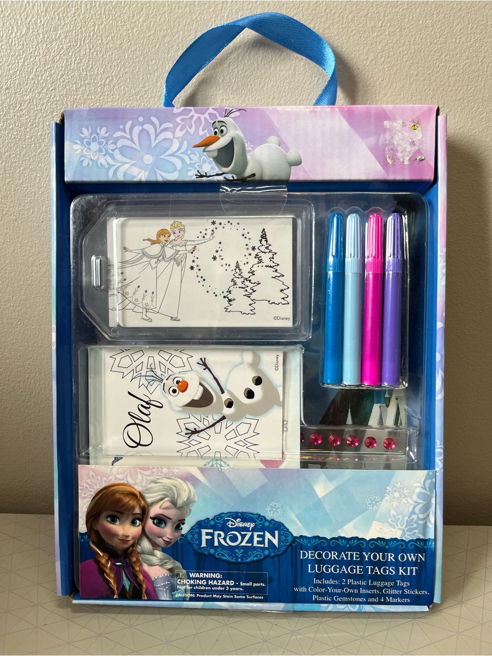 Disney Frozen Luggage Tag Craft Kit
